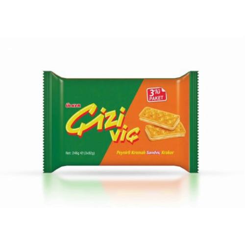 Ulker Cizivic Sandwich Cracker 3*82 gr