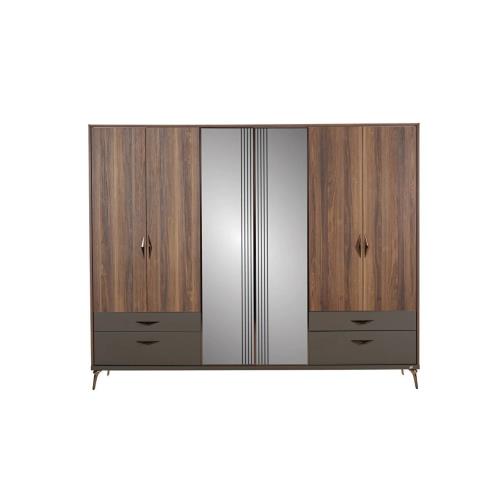 Vanessa Wardrobe 6 Doors