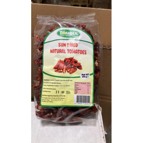 Tombul Natural Sun Dried Tomatoes (Dogal Domates Kurusu) 200 Gr