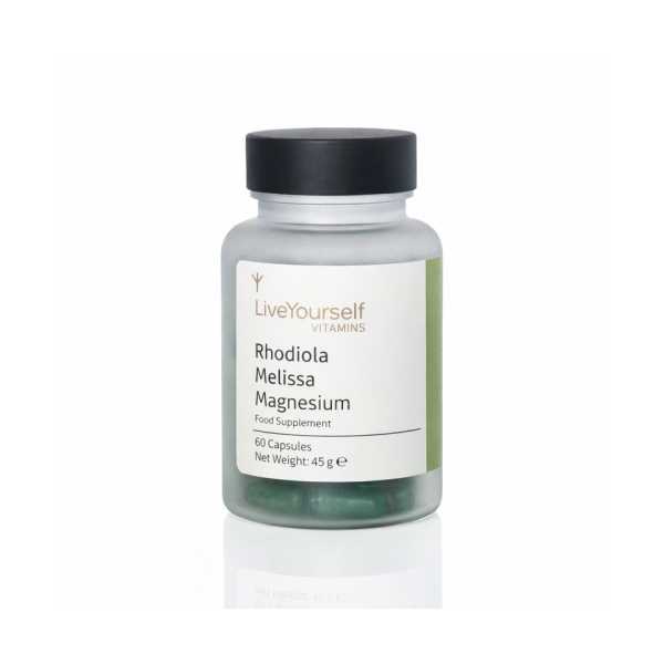 LIVEYOURSELF RHODIOLA + MELISSA + MAGNESIUM + VITAMIN B6