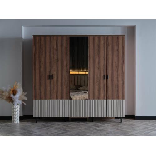 Talia Wardrobe 5 Doors
