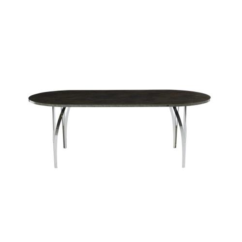 Serra Dining Table (Fixed) - Chrome