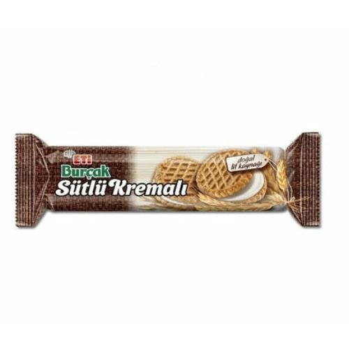 Eti Burcak Milk Cream Biscuit (Sutlu Kremali Biskuit) 100 Gr