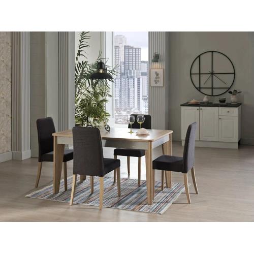 Lena Mini Dining Table (Extendable) + Lena Chair (6219)