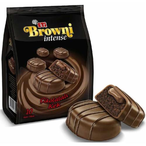 Eti Browni Intense Chocolate Cake 10 Pcs (Yogun Cikolatali Kek) 160gr