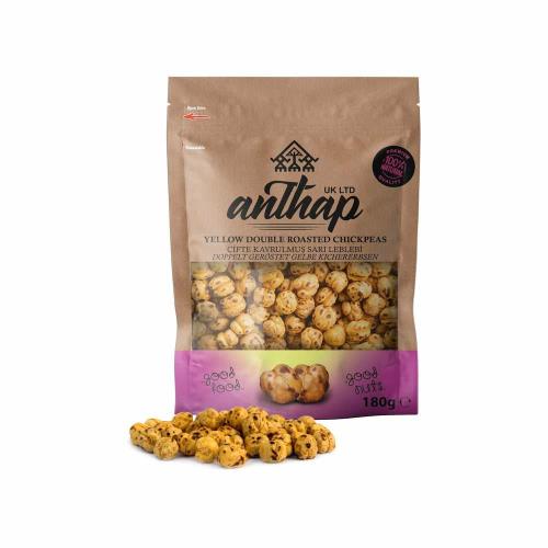Anthap Yellow Double Roasted Chickpeas (Cifte Kavrulmus Sari Leblebi) 150 gr