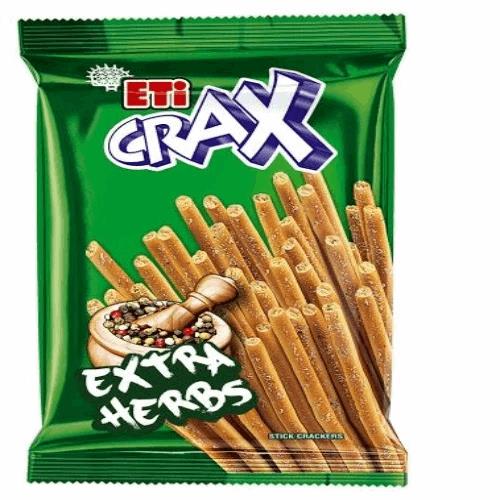 Eti Crax Extra Herbs Stick Cracker 80 Gr