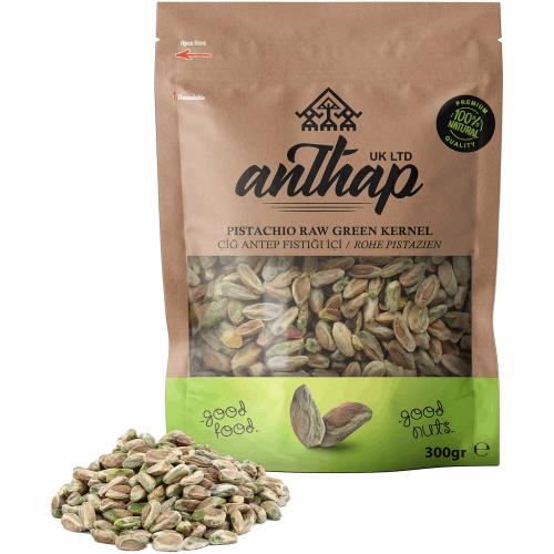 Anthap Pistachio Raw Green Kernel (Cig Antep Fistigi Ici) 150 Gr