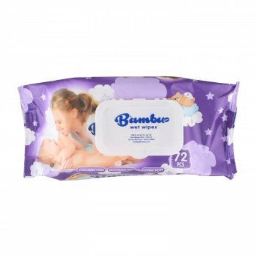 Bambu Wet Wipes 72 Sheets