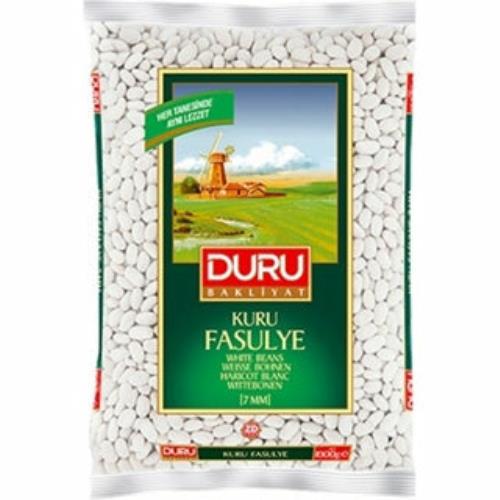 Duru Dry White Beans 7 mm 2 Kg (Kuru Fasulye 7mm) 2 kg