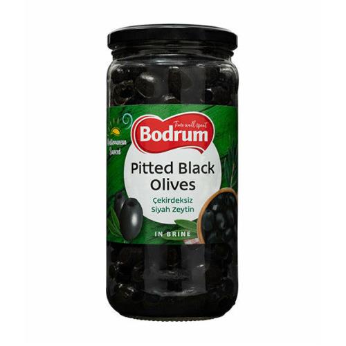 Bodrum Black Olives Pitted (Cekirdeksiz Siyah Zeytin) 340g