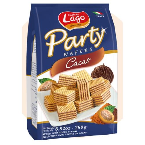 Lago Party Wafers Cocoa (Kakaolu Gofret) 250 Grams