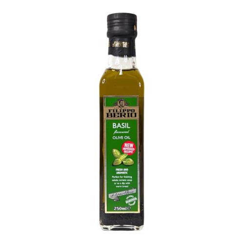 FILIPPO BERIO BASIL FLAVOURED OLIVE OIL (ZEYTIN YAGI) 250ML