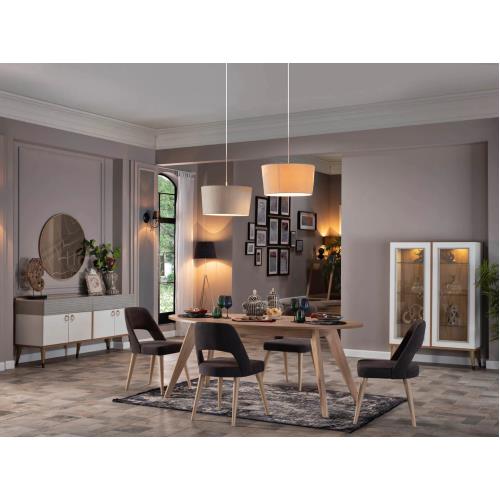 Lena Dining Table (Fixed) + Lena Chair (6220)