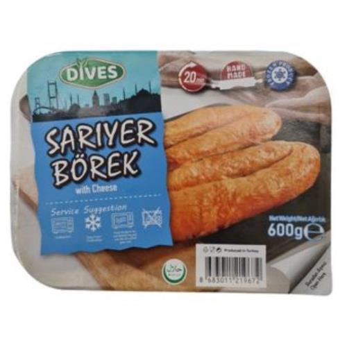 Dives Sariyer Borek with Feta & White Cheese (Beyaz Peynirli) 600 g