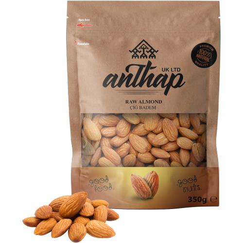 Anthap Raw Almond (Cig Badem) 300 Gr