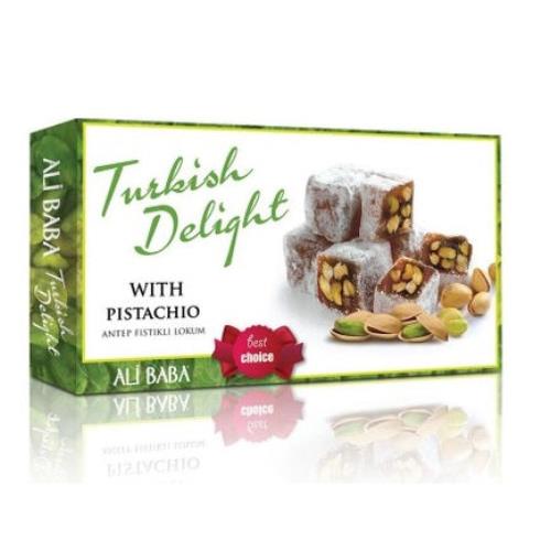 Ali Baba Turkish Delight with Pistachio (Antep Fistikli Lokum) 350 g