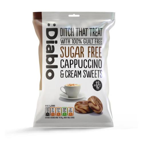 Diablo Sugar Free Cappuccino & Cream Sweets 75g