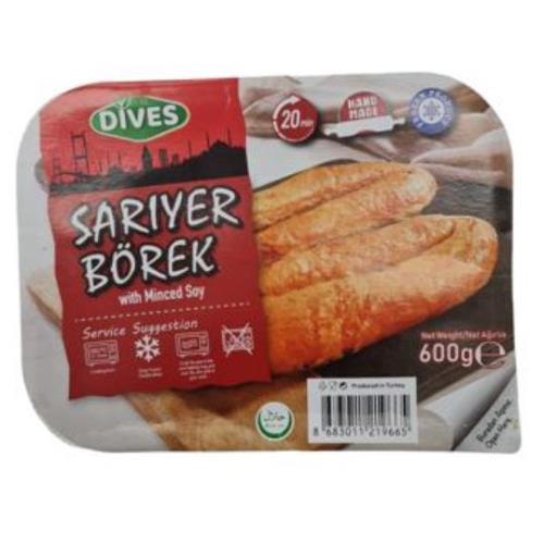 Dives Sariyer Borek with Minced and Soy (Soya Kiymali) 600 g