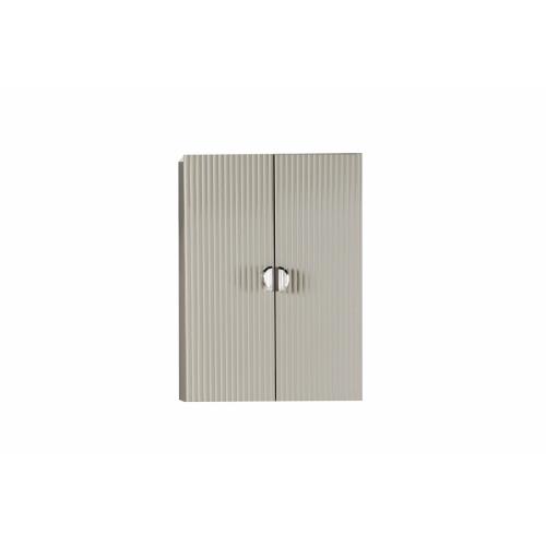 Serra TV Unit - (Cupboard)- Chrome