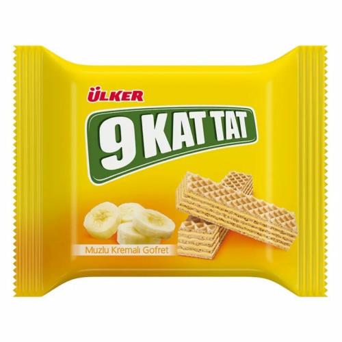 Ulker 9 Kat Tat Ince Ince Wafer With Banana 39 Gr