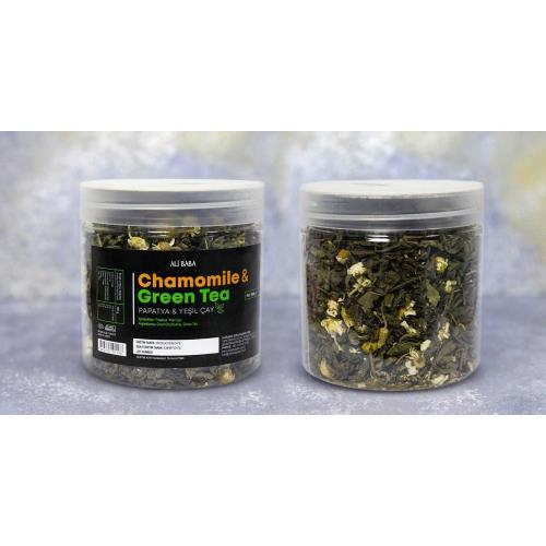 Ali Baba Chamomile & Green Tea (Kavanoz Papatya & Yesil Cay) 100 g