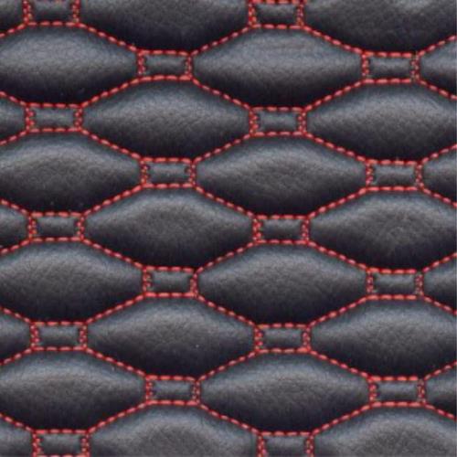 KURT CORE FABRIC 02 BLACK-RED (10 METER)