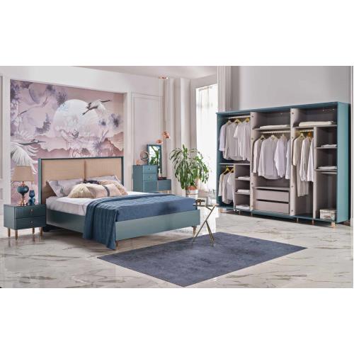 Aren Bedroom Set - Blue