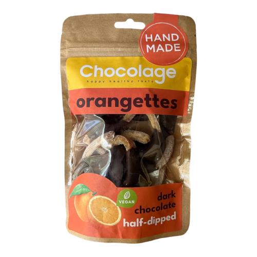 Chocolage Vegan Dark Chocolate Orangettes, 80g