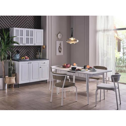 Marco Dining Table & Chair - White