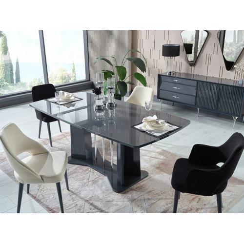 Viola Dining Table (Fixed) + Viola Chair (6278)