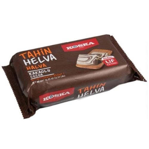 Koska Tahini Halva with Cocoa (Kakaolu Helva) 350 gram