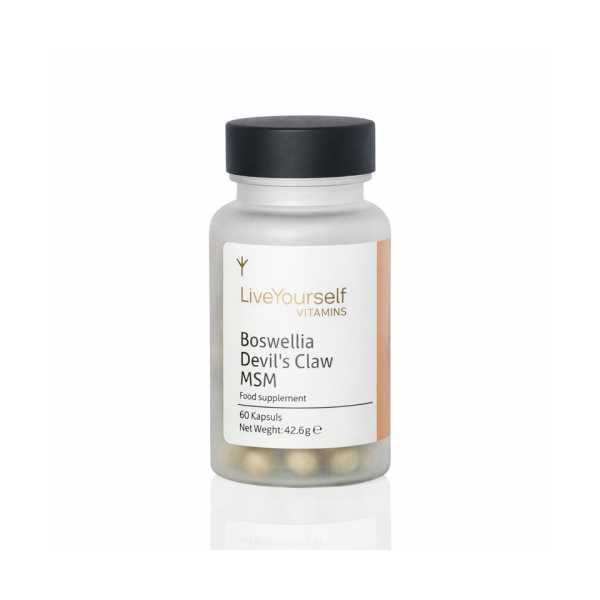 LIVEYOURSELF BOSWELLIA + DEVIL’S CLAW + MSM