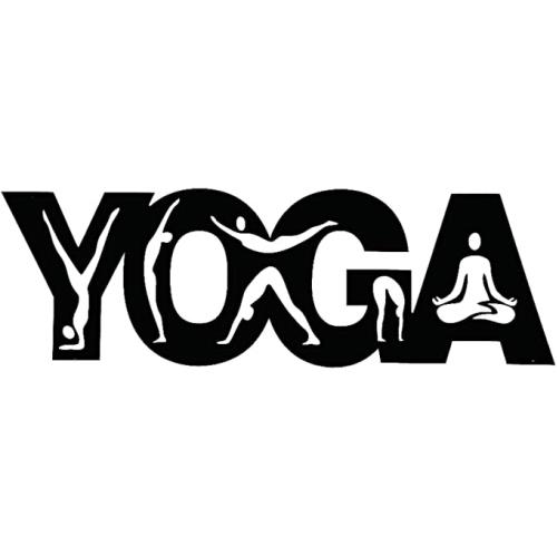 YOGA BLACK METAL WALL ART HANGER DECOR | 1.5MM THICK FOR ALL WALLS 100X32 CM | YOGA & ZEN