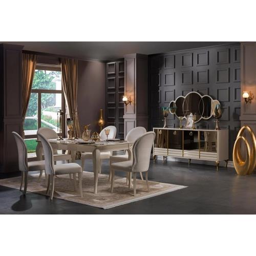 Elite Dining Table (Extendable) + Elite Chair (6078)