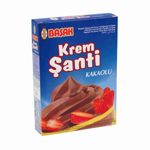 Basak Whipped Topping With Cacao (Krem Santi Kakaolu) 150g