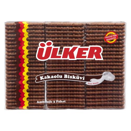 Ulker Petit Beurre Biscuit With Cocoa (Potibor Kakaolu Biskuvi) 450 gr